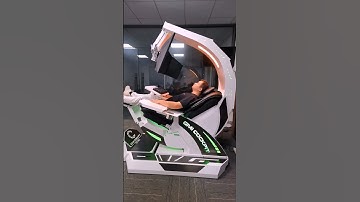 A computer cockpit allows you to enjoy your work#computercockpit #computerchair #officechair #chair