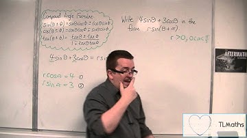 OCR MEI Core 4 1.21b Writing 4sin(theta) + 3cos(theta) in the form rsin(theta + alpha)