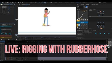 Live: Character Rigging with Rubberhose | After Effects tutorial