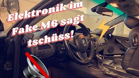 Bmw e63 650i Elektronik Wurm?! Kein Ton - Navi defekt?