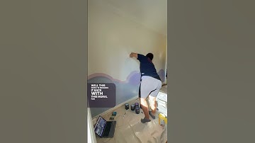 Who remembers the sponge painting era? #diy #diyprojects #paint