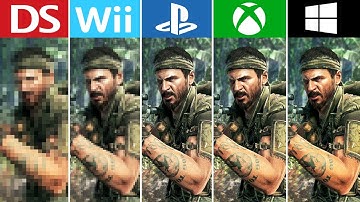 Call of Duty Black Ops (2010) PS3 vs Xbox 360 vs Wii vs PC vs DS (Which One is Better!)