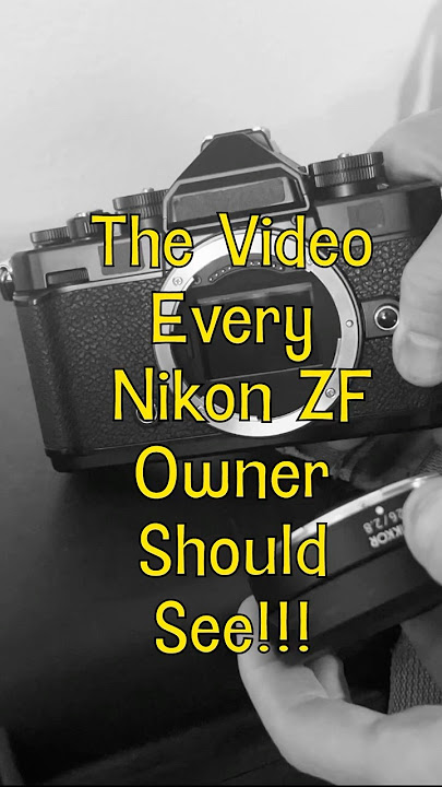 The Video Every Nikon ZF Owner Should See!!!