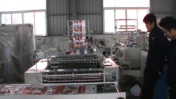 Fully automatic handle bag making machine