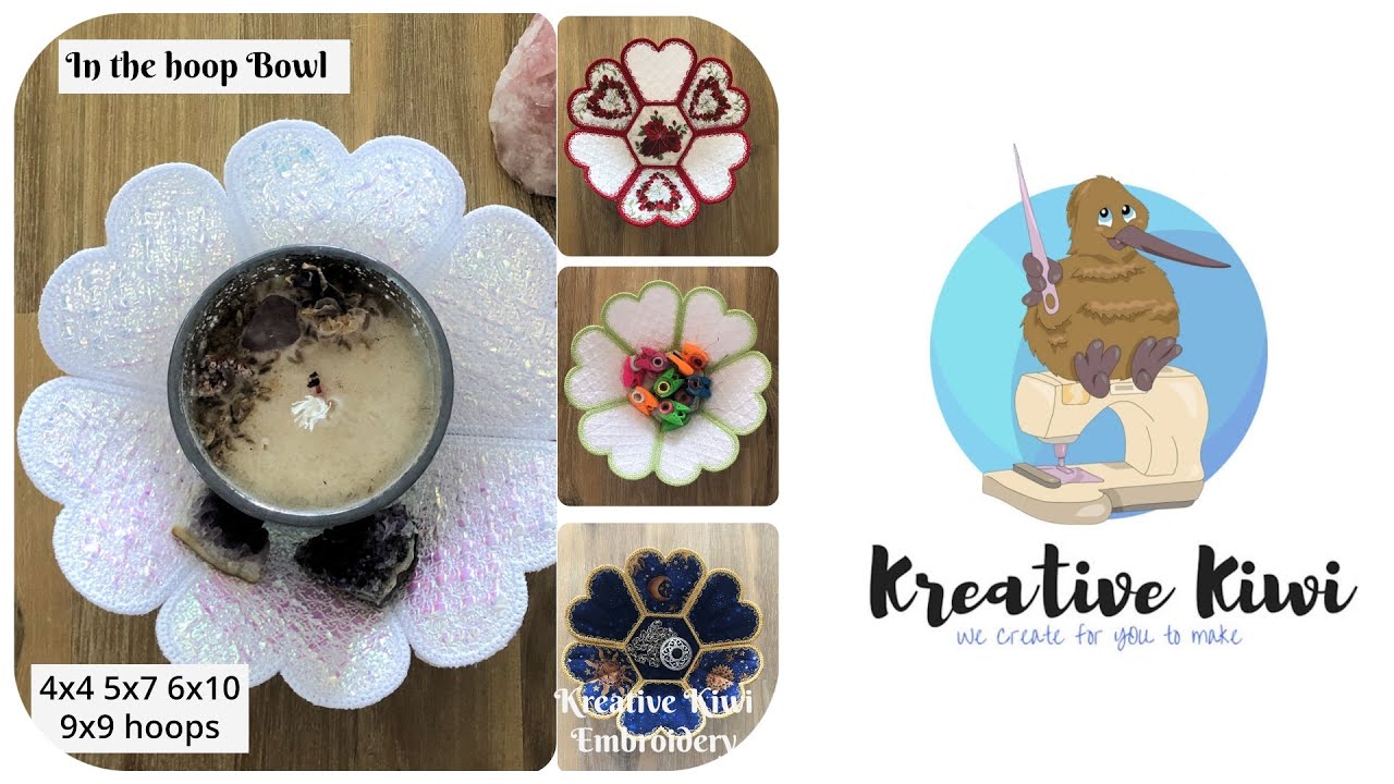 In the hoop Bowl Video