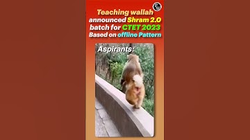 CTET 2023 | Teaching Wallah Brings Biggest Surprise 😍😍 #shorts