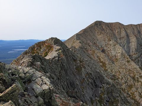 Hiking Mt Katahdin - Knife Edge Trail - YouTube