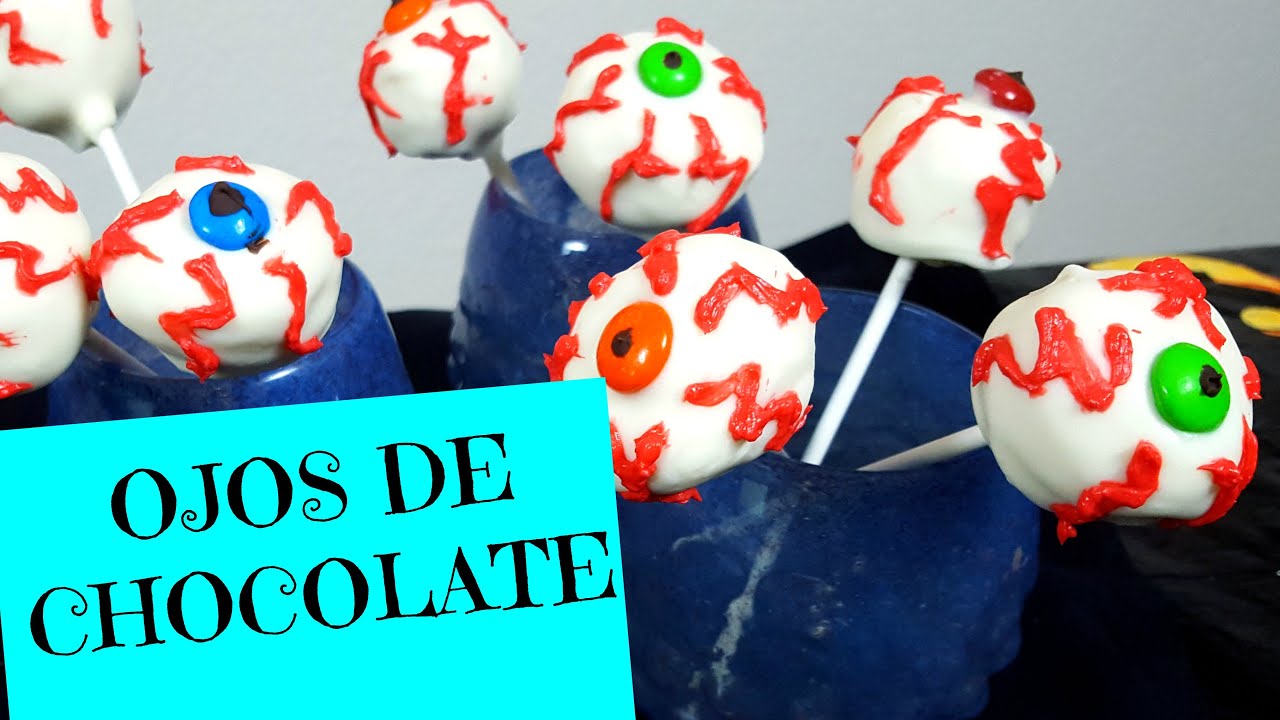 Ojos de Chocolate para Halloween - La Cooquette