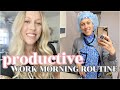 WORK MORNING ROUTINE | Skincare, Makeup, Surgical Hats | Operating Room Nurse Get Ready With Me