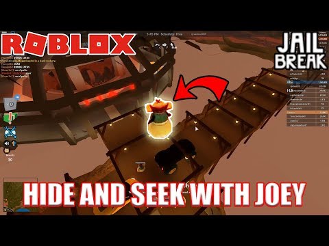 The Best Hiding Spot Ever Roblox Jailbreak Hide And Seek With Joeydaplayer Youtube - roblox jailbreak hide and seek