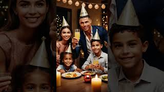 Ronaldo&#39;s Family New year celebration #cr7 #football #cristianoronaldo #ronaldofamily #ytshorts