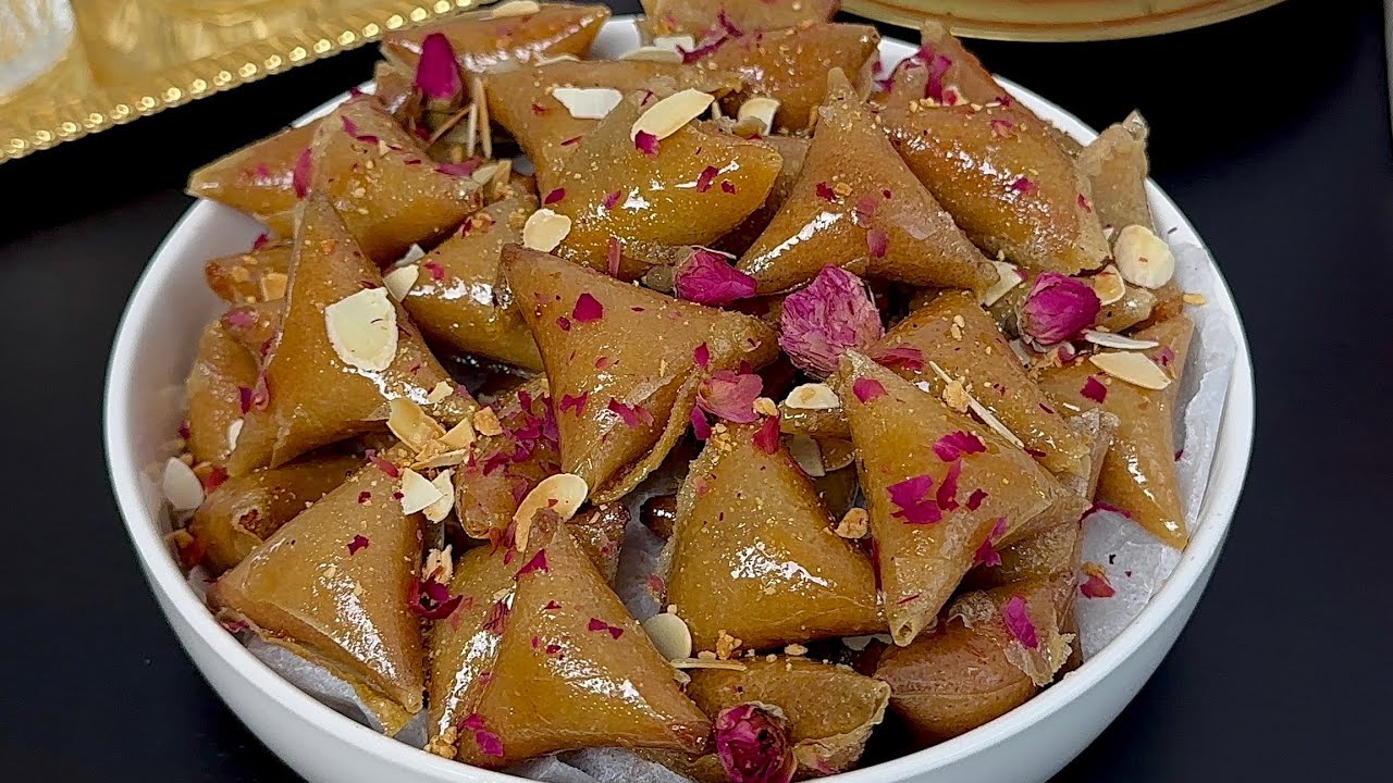 Традиционный марокканский рецепт! Бриуаты с миндалем и медом! Рамадан 2025!