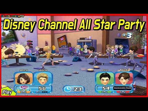 [Wii] Disney Channel All Star Party Minigames Gameplay Part 01  | AlexGamingTV