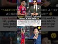 Sachin Tendulkar's Emotional Note After Arjun's Ipl 2026 Debut Says Felt Proud#sachintendulkar#news