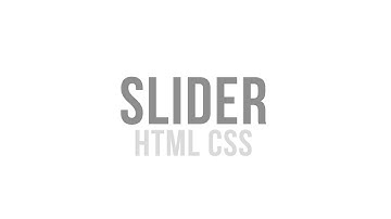 [#ИзиВеб] - Слайдер на чистом HTML / CSS за 5 минут