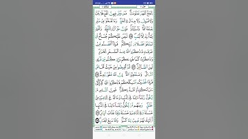 سورة البقرة مقسمة الى أرباع برواية ورش للحفظ و المراجعة( الربع 4 من الحزب الثالث الجزء الثاني)