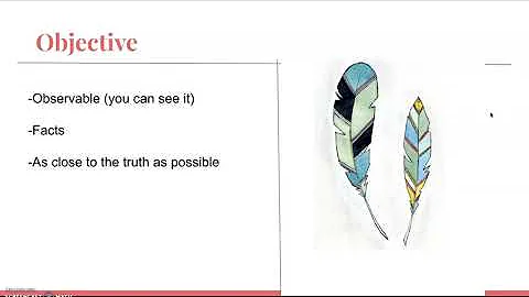 Objective vs  Subjective