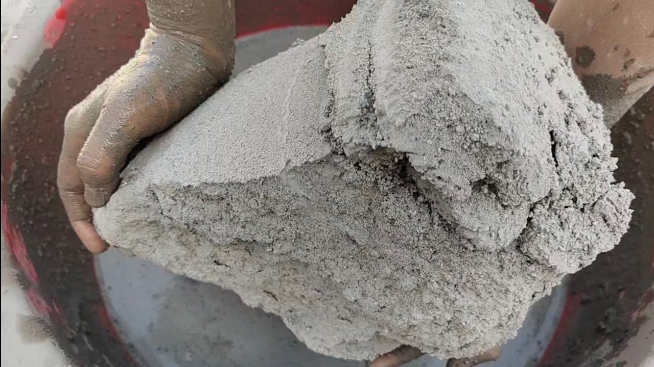 Asmr | Big chunks | Dusty reused cement crumbling in lots of water 💦 | Satisfying Asmr | ASASMR |