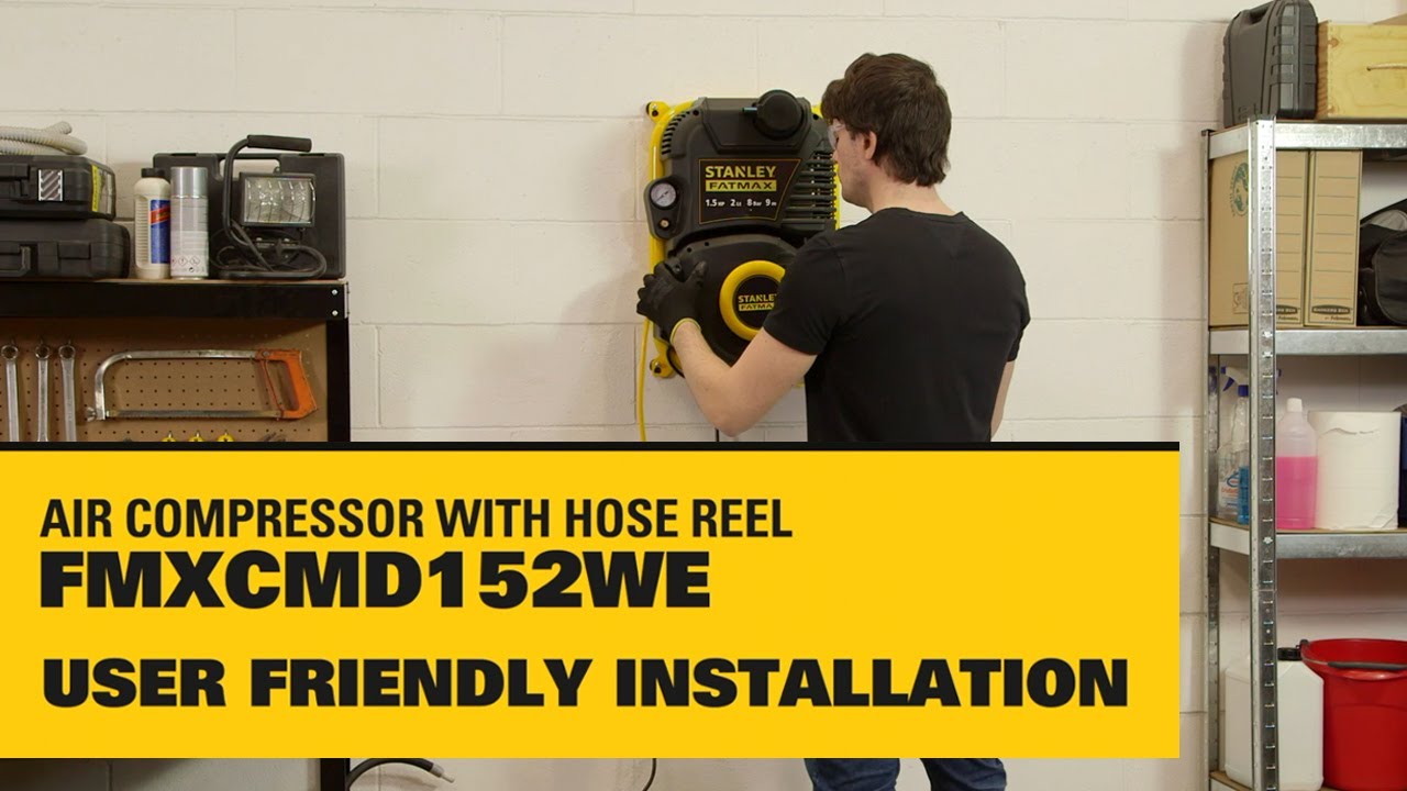How to install the wall compressor FMXCMD152WE - Stanley FatMax_EN