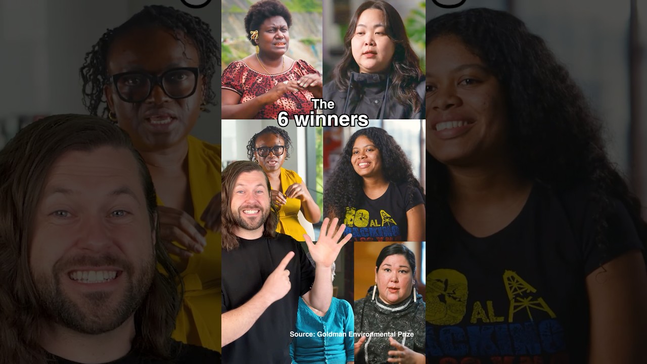 The 6 Winners of the Green Nobel Prize were just announced!