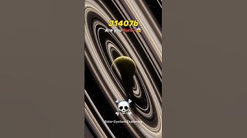 Saturn vs J1407b 😱🤯 #space #saturn #universe