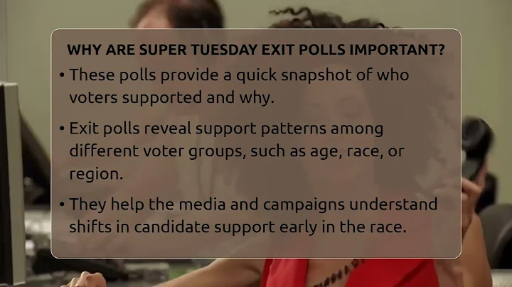 Why Are Super Tuesday Exit Polls Important? - Election Central Channel