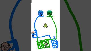 Home Rush Draw to save Home 🏡#shortsfeed #ytshorts #gaming #homerushgame #shorts