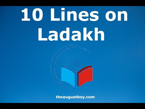 10 Lines on Ladakh in English | 10 Lines Essay on Ladakh | Facts on Ladakh | @MyGuide Pedia
