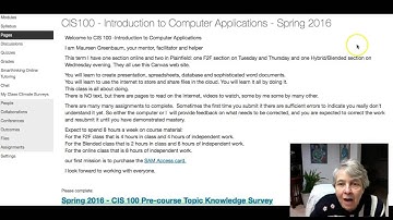 Welcome to CIS100- Introduction to Computer Applications Spring 2016 at Union County College