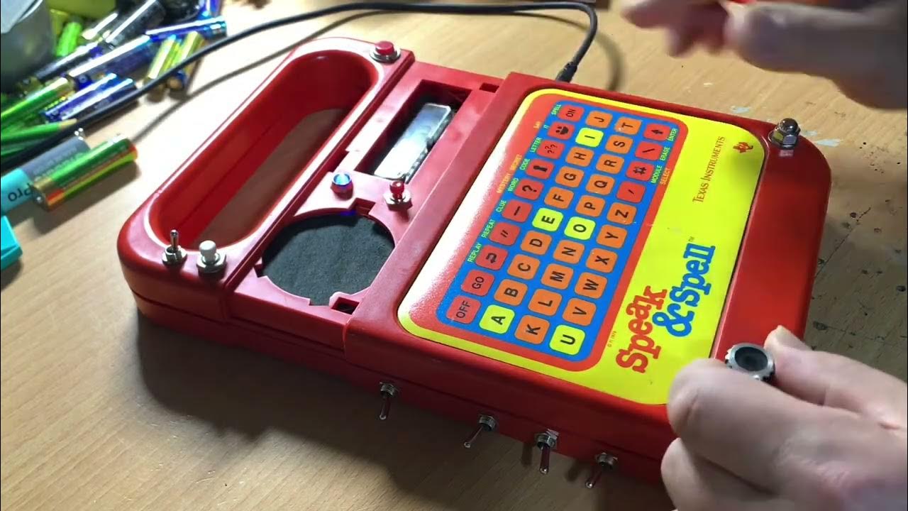 circuit bent Speak&Spell - YouTube