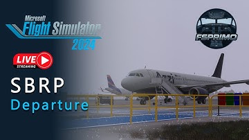 Ribeirão Preto Departure - Fenix A320 - MSFS2024 #msfs2024 #quest3 #virtualreality #vr