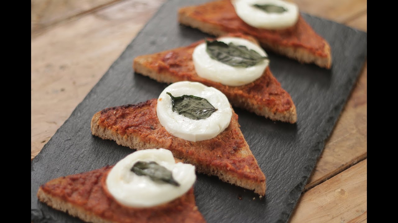 Tomato Pesto Brushchetta Sanjeev Kapoor Khazana YouTube