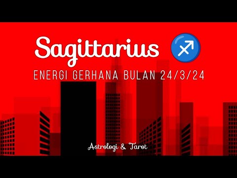 SAGITTARIUS ♐ Apa yang sebaiknya kamu LEPASKAN saat ini? Gerhana Bulan 2024! | Astrologi &amp; Tarot