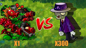 PVZ 1 Fusion 3.0 Challenge!! 1 Plants Fusion VS 30000 Magic Zombie - Who Will Win?