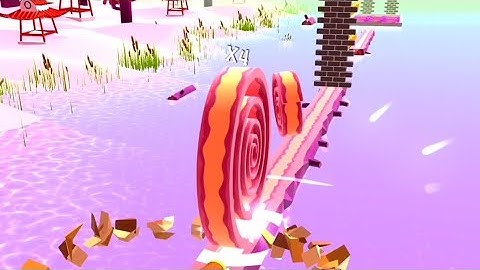 Spiral Roll Game Gameplay Android. ios All Levels 63 - 64