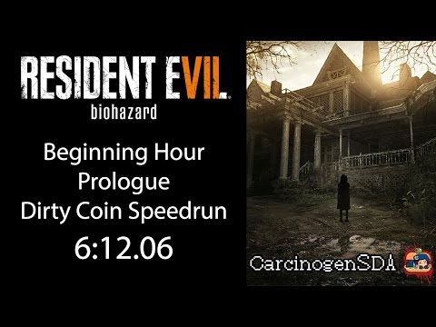 Resident Evil 7 Beginning Hour (PC) Speedrun - Dirty Coin/Dummy Finger - (6:12.06)