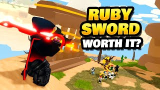 Ruby Sword - Worth It? (Roblox Islands)