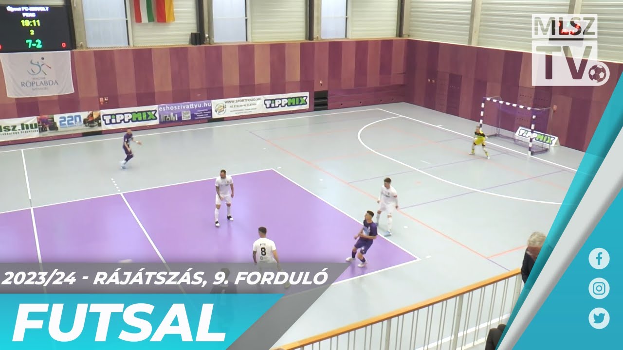 Újpest FC-220VOLT – PTE-PEAC | 9-4 | Férfi Futsal NB I | Rájátszás 9. forduló | MLSZTV