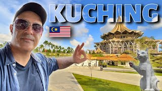 FIRST DAY, KUCHING in Malaysian Borneo. CAT CITY or local fruit city...you decide!
