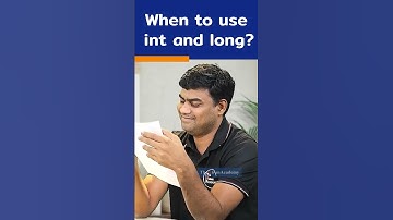 Java Interview Question | When to use int & long? | #shorts #kiran sir