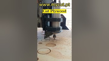 Plywood to Masterpiece: The Art of CNC  #shorts #cnc  #plywood