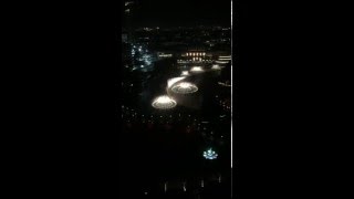 Dubai fountain (view from ramada downtown)