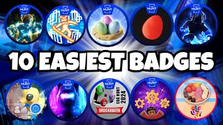 TOP 10 EASIEST BADGES TO CLAIM IN THE HUNT ROBLOX