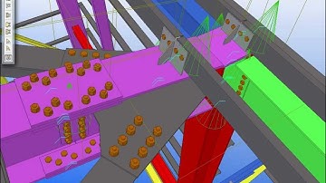 Tekla Structures Auto Connections - Shelter