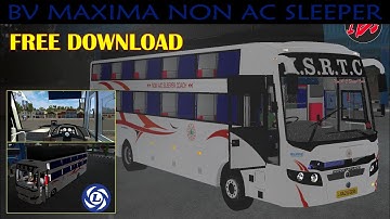 BV Maxima Sleeper Mod for Bussid Surprise Release 😌🤘| Download link in description |