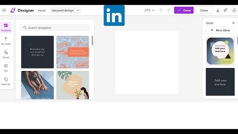 LinkedIn Adds Graphic Design Feature (Microsoft Designer)