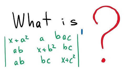 Derivative of Determinant (for nxn Matrix)
