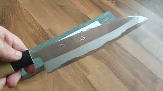 Tojiro Shirogami Kasumi - Шеф нож, 3 слоя, углеродистая сталь, клинок 210 мм, Япония