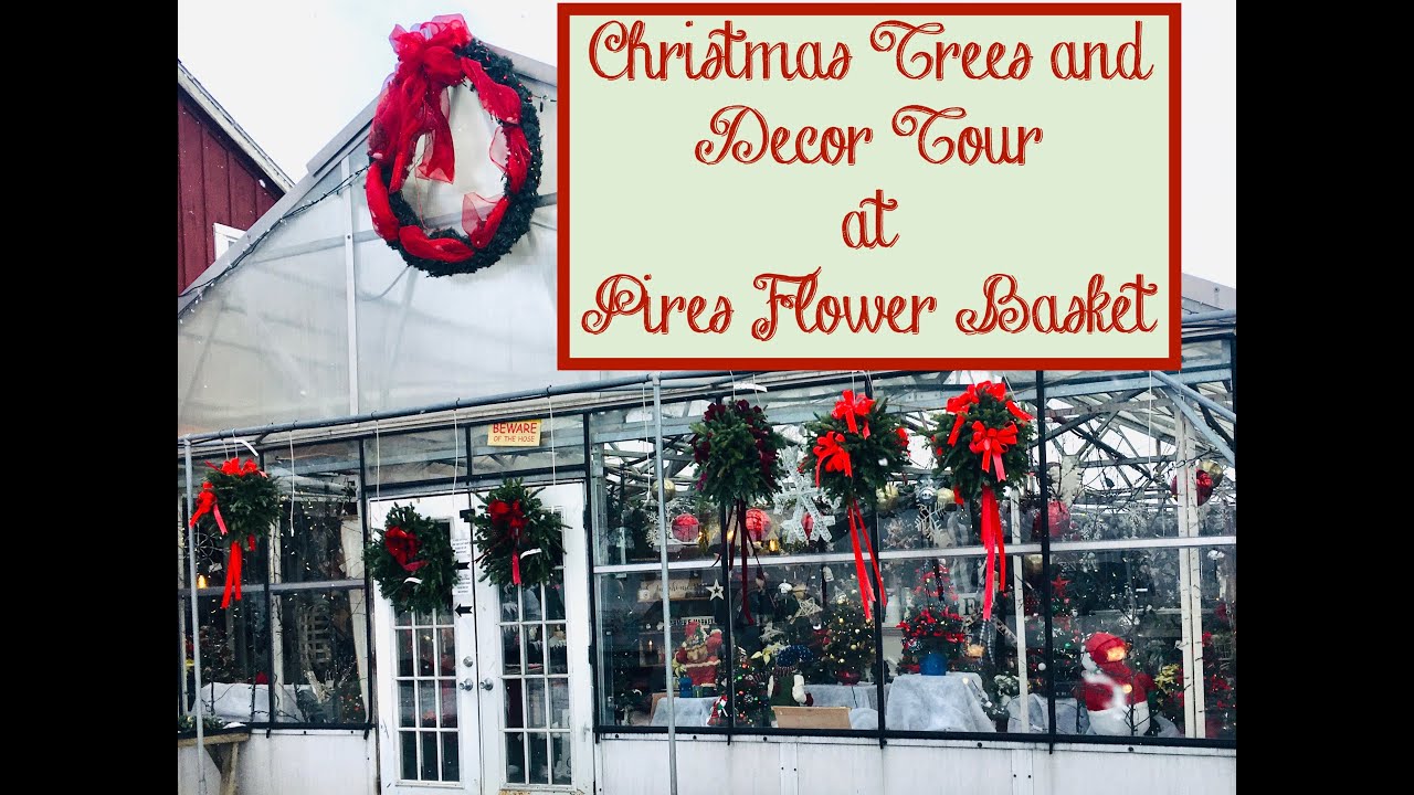 A Christmas Decor Tour at Pires Flower Basket Shop Norwich, NY YouTube