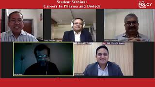 Student Webinar  Careers In Pharma and Biotech